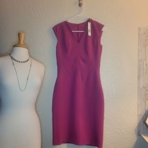Elie Tahari Purple Midi Dress